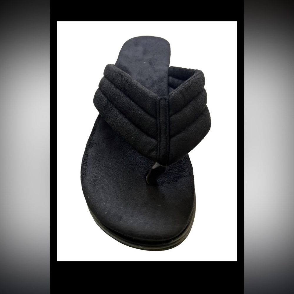 Womens Front Slip On Wedge Sandals Shoes Size 9